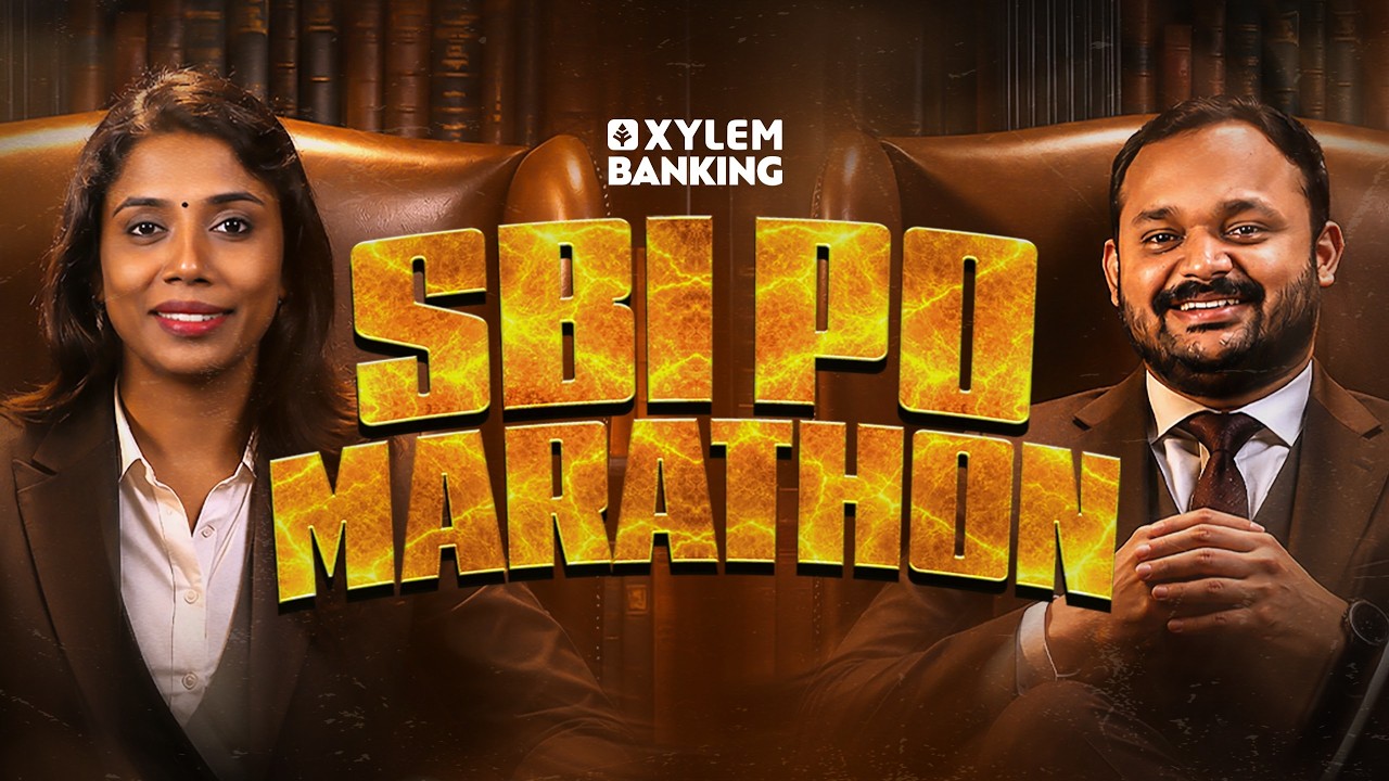 🔴 SBI PO Marathon LIVE 🔥 | Full Syllabus Revision💯| Xylem Banking