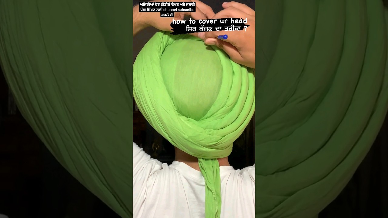 6 Larh wali pagg #shorts #viral #trending #pagg #turban #turbanators #wattanwalipagg #dastaar
