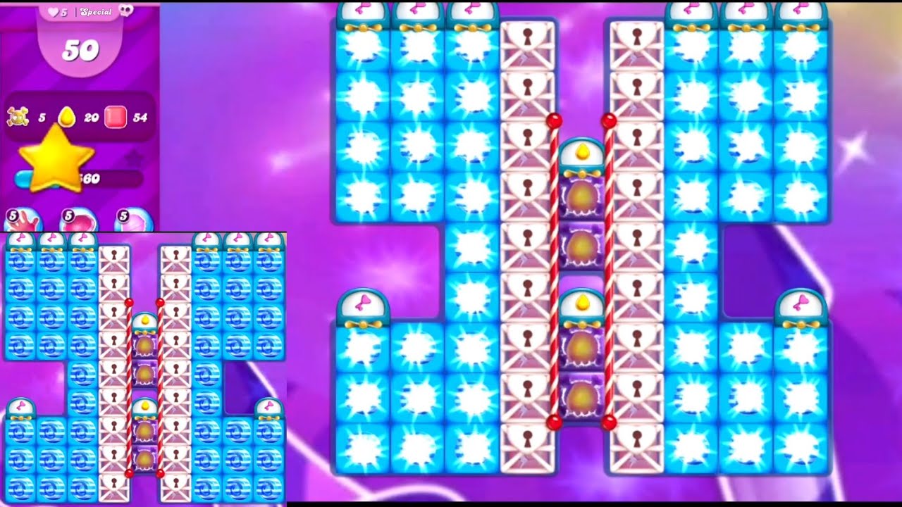 Amazing new feature Blue Candy  | Candy crush saga special level 206 | #CCS_PRO
