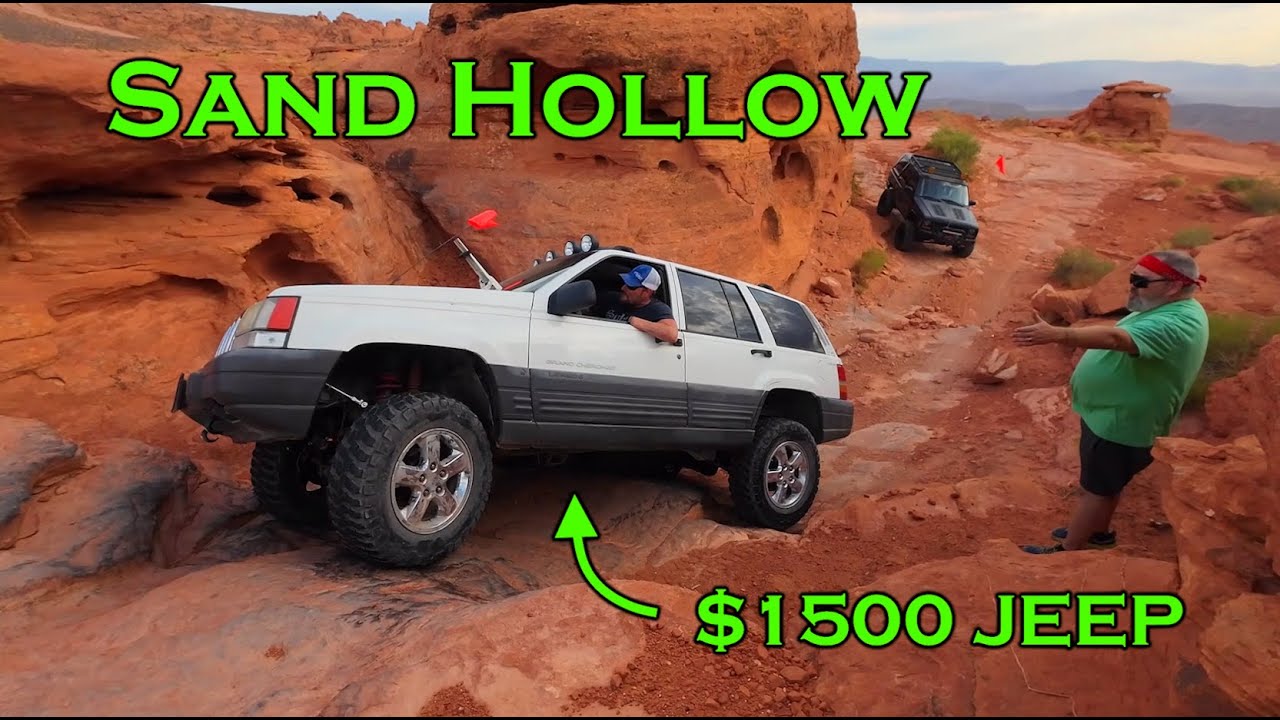 Cheap Jeep @ Sand Hollow Pt2 - ZJ WJ XJ Off-Road Fun