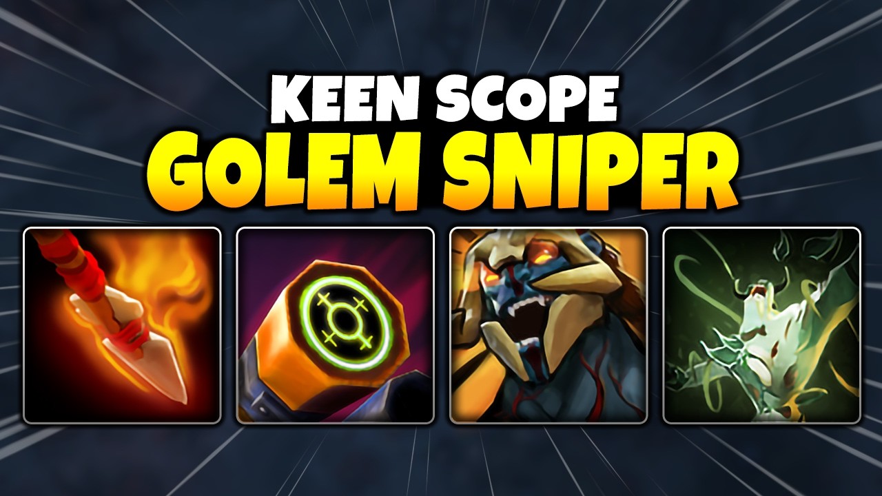 Golem Sniper BERSERKER'S BLOOD + FLESH GOLEM | Ability Draft