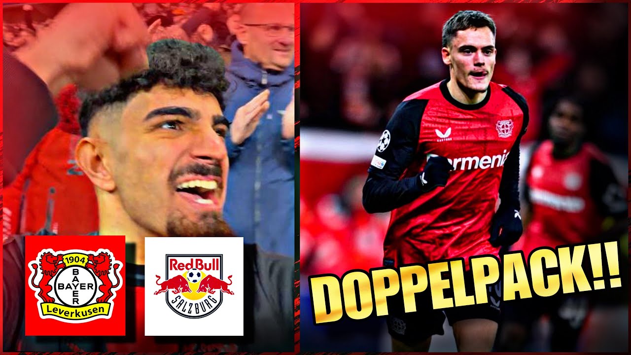 DOPPELPACKER WIRTZ 🔥5 TORE FESTIVAL IN DER CL ⚫️🔴 | BAYER LEVERKUSEN VS RB SALZBURG | STADIONVLOG