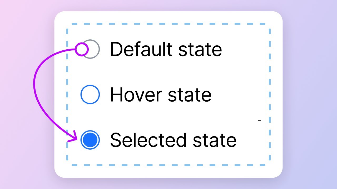 How to create an interactive radio button in Figma | Tutorial 2025