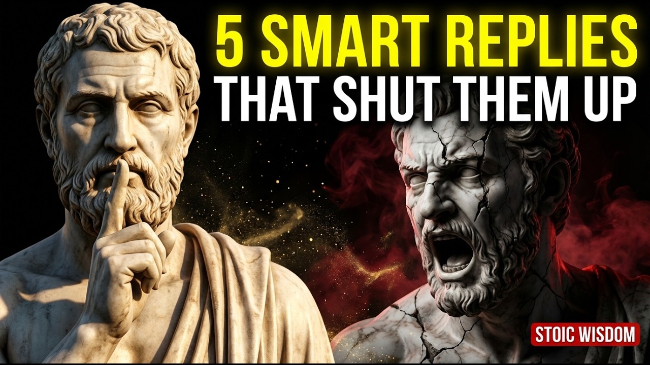 5 Smart Replies That Shut Anyone Up | Stoicism | Stoic Wisdom