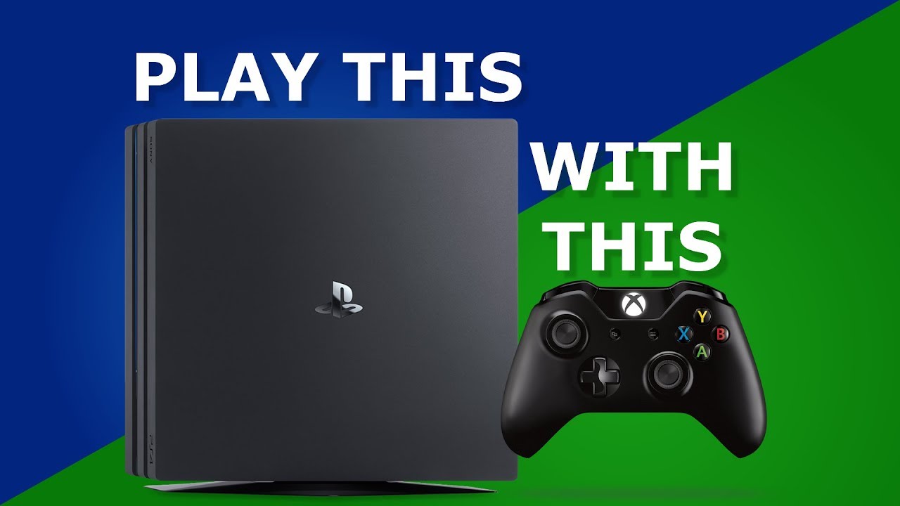 Use an Xbox Controller with the PS4