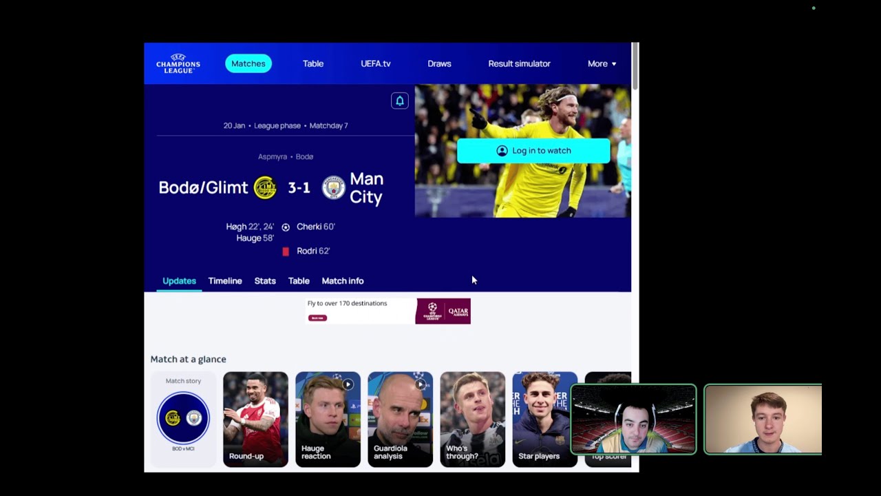 Champions League Matchday 7 Recap (Twitch)