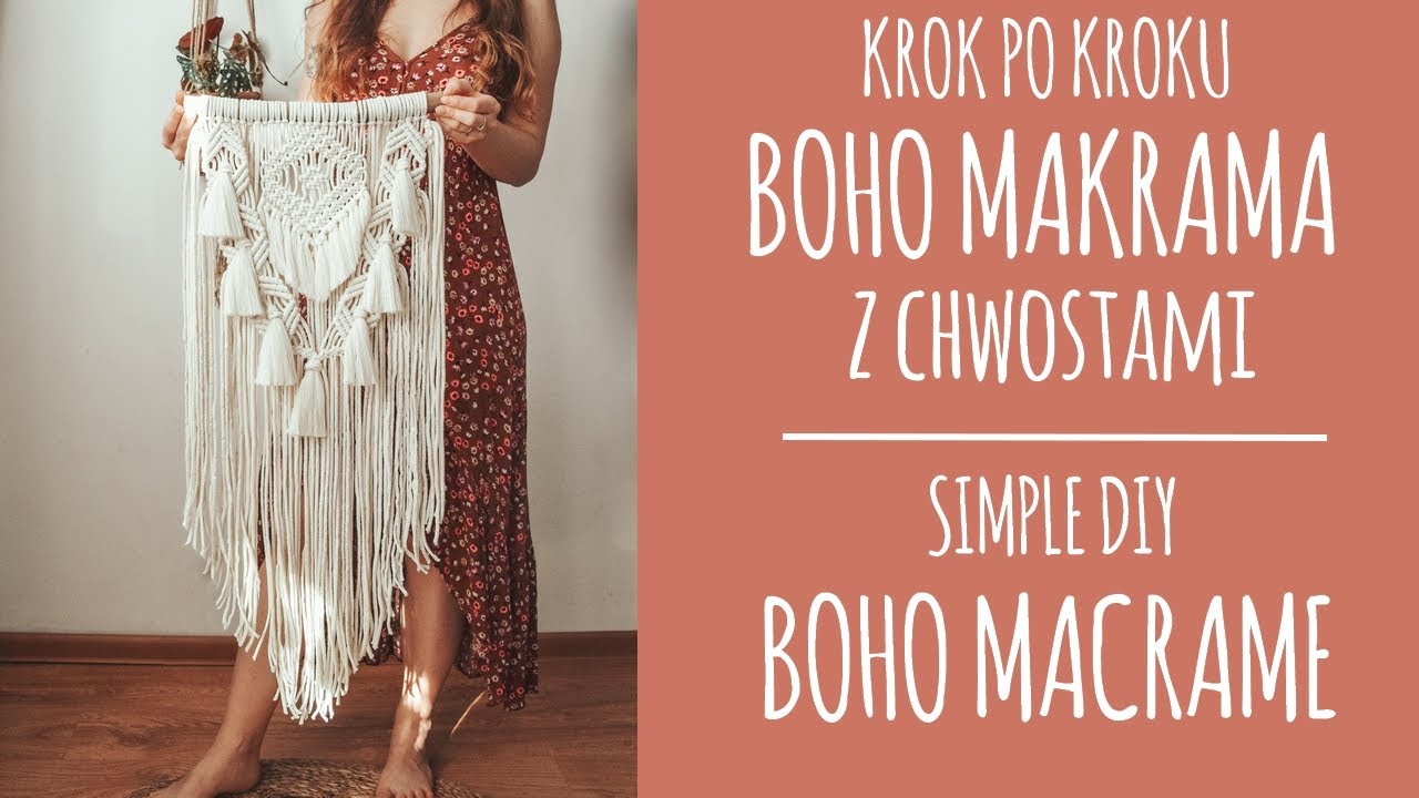 |24| Krok po kroku: Boho makrama z chwostami / Simple DIY: Boho macrame with tassels