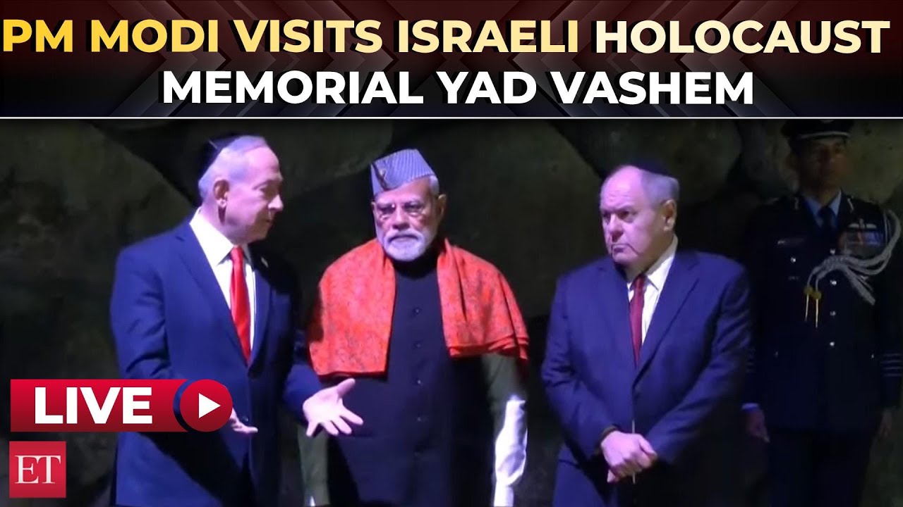 PM Modi visits Yad Vashem Holocaust memorial | Israel visit | LIVE