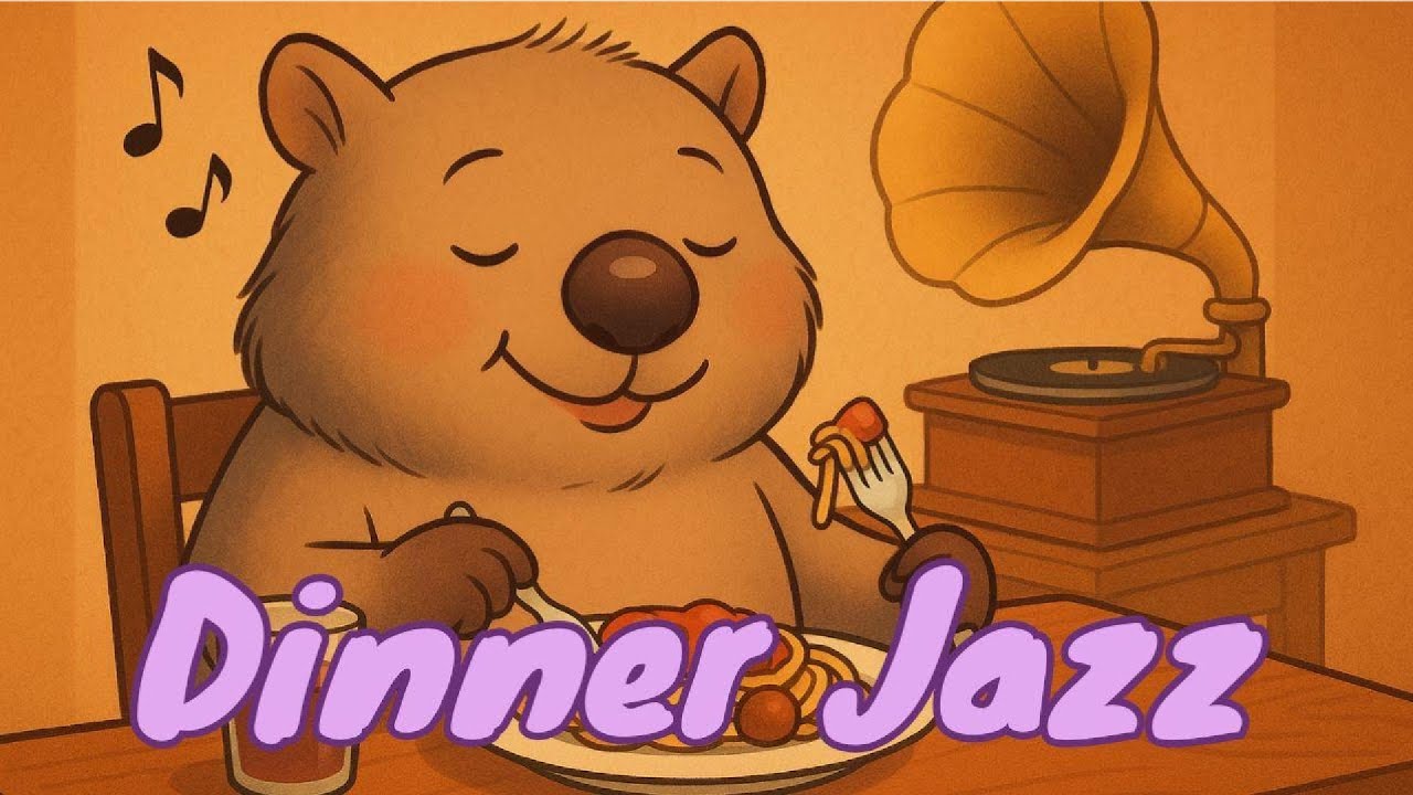 Cozy Dinner Jazz &ndash; Smooth Evening Tunes with Warm Vinyl Crackle | Chilled Wombat Records