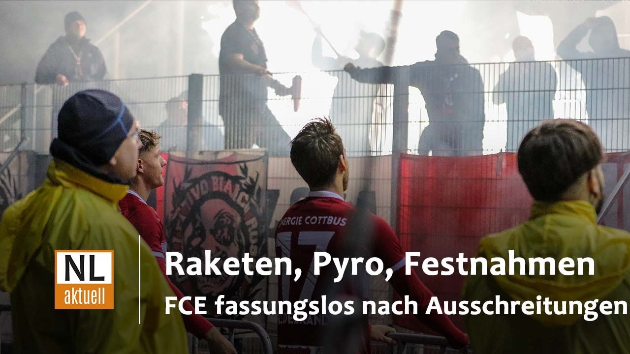 FC Energie Cottbus | Fassungslosigkeit nach Fan-Ausschreitungen in Jena