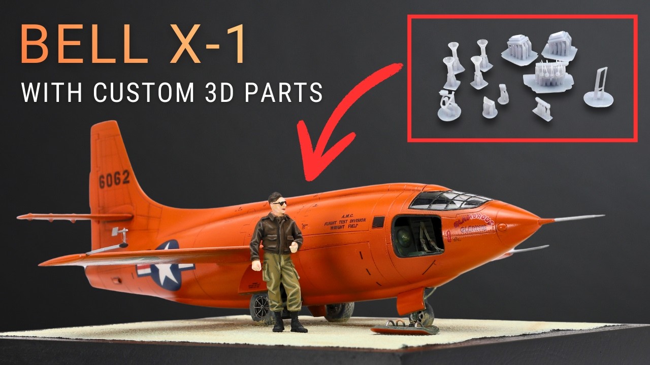 BELL X-1 'Mach Buster' with my own 3D Parts | Eduard 1/48 | Full Build