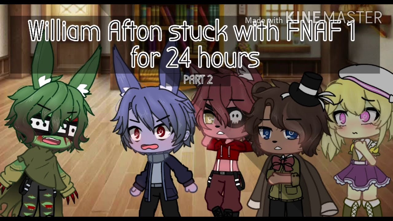 William Afton stuck with FNAF 1 for 24 hours || Part 2 || Gacha Club || • Little Blueberry•