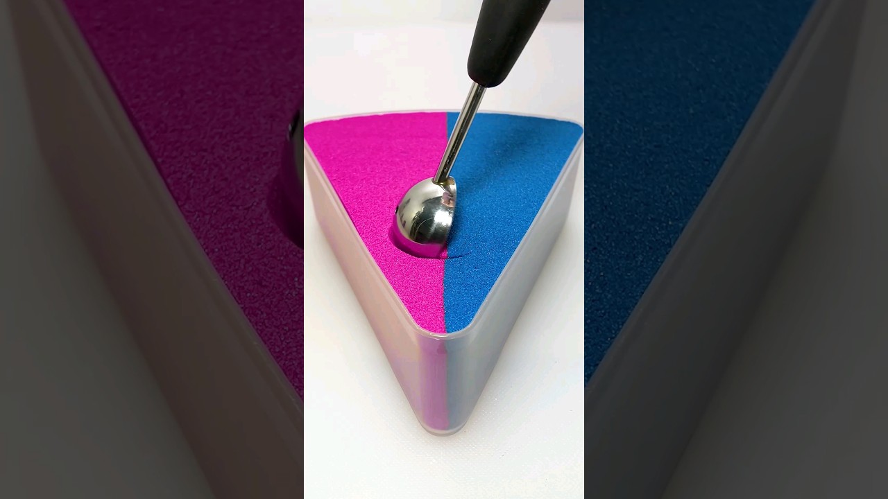 Very Satisfying and Relaxing, Kinetic Sand ASMR, Drop and squish