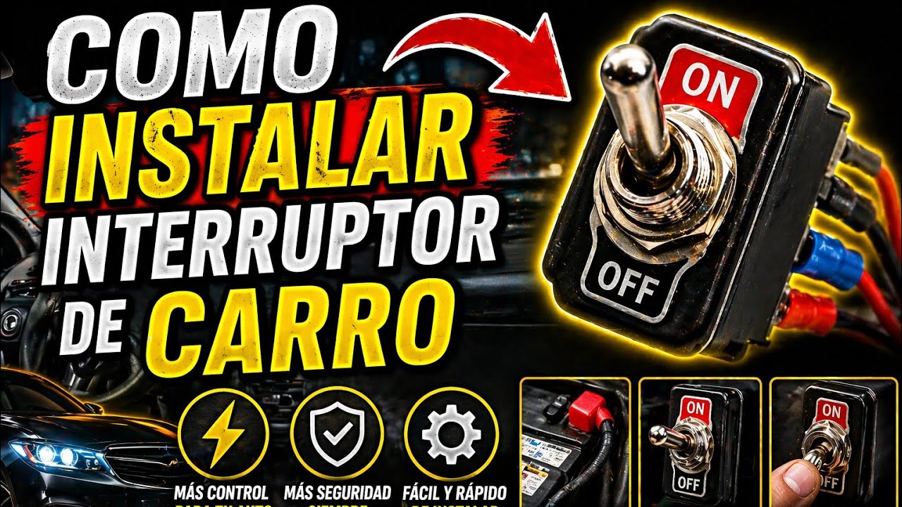 COMO INSTALAR INTERRUPTOR DE CARRO