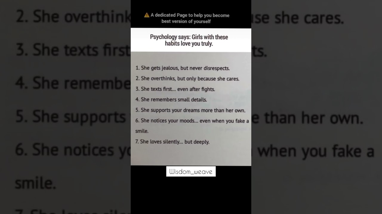 Psychology Says: 7 Signs a Girl Truly Loves You ❤️ | Relationship & Love Psychology Facts