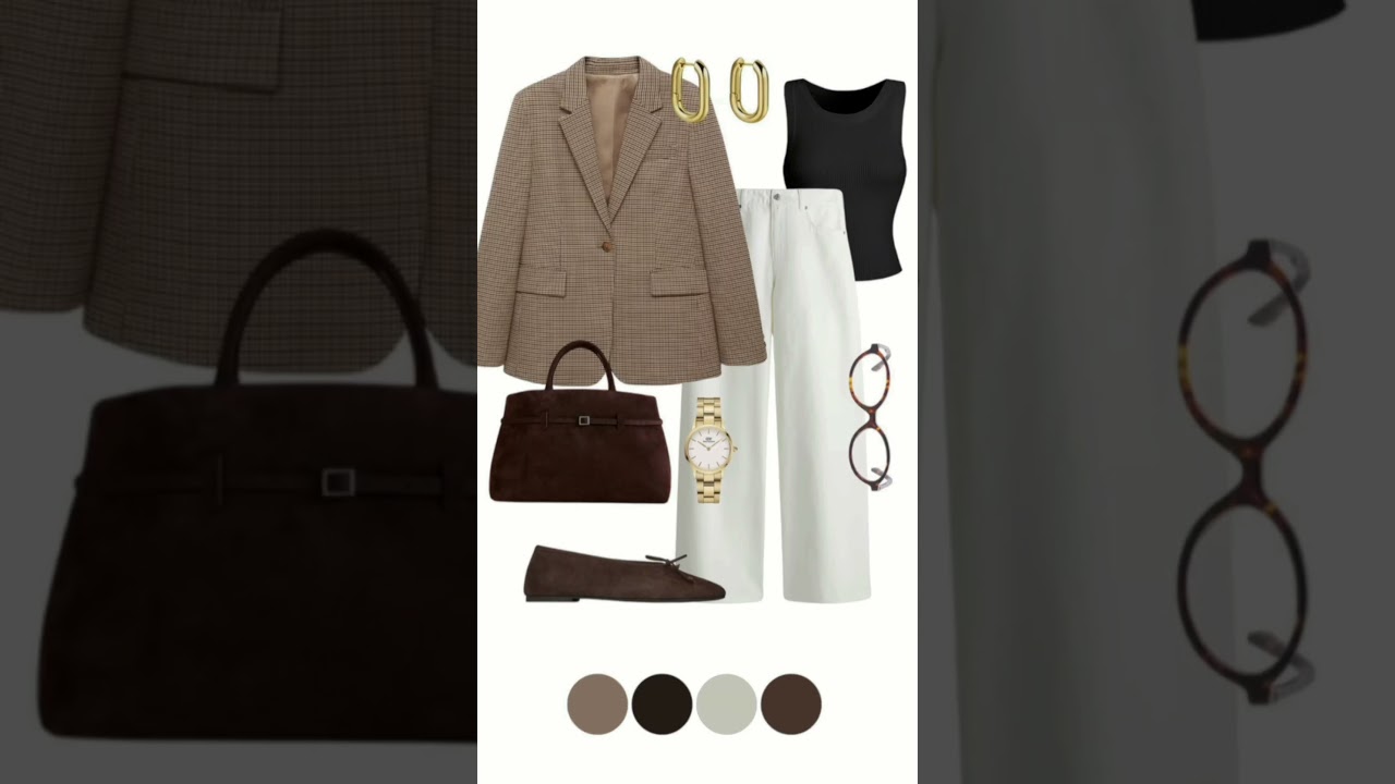 Elegant spring outfits 2025#asthetic #outfit #autumnstyle #dailylook #chic #elegantstyle #style#ootd