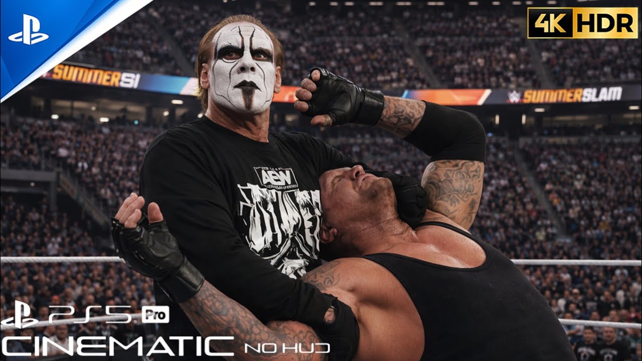 The Undertaker vs Sting | Deadman vs Icon | Dream Match | WWE 2K25 | PS5 PRO 4K