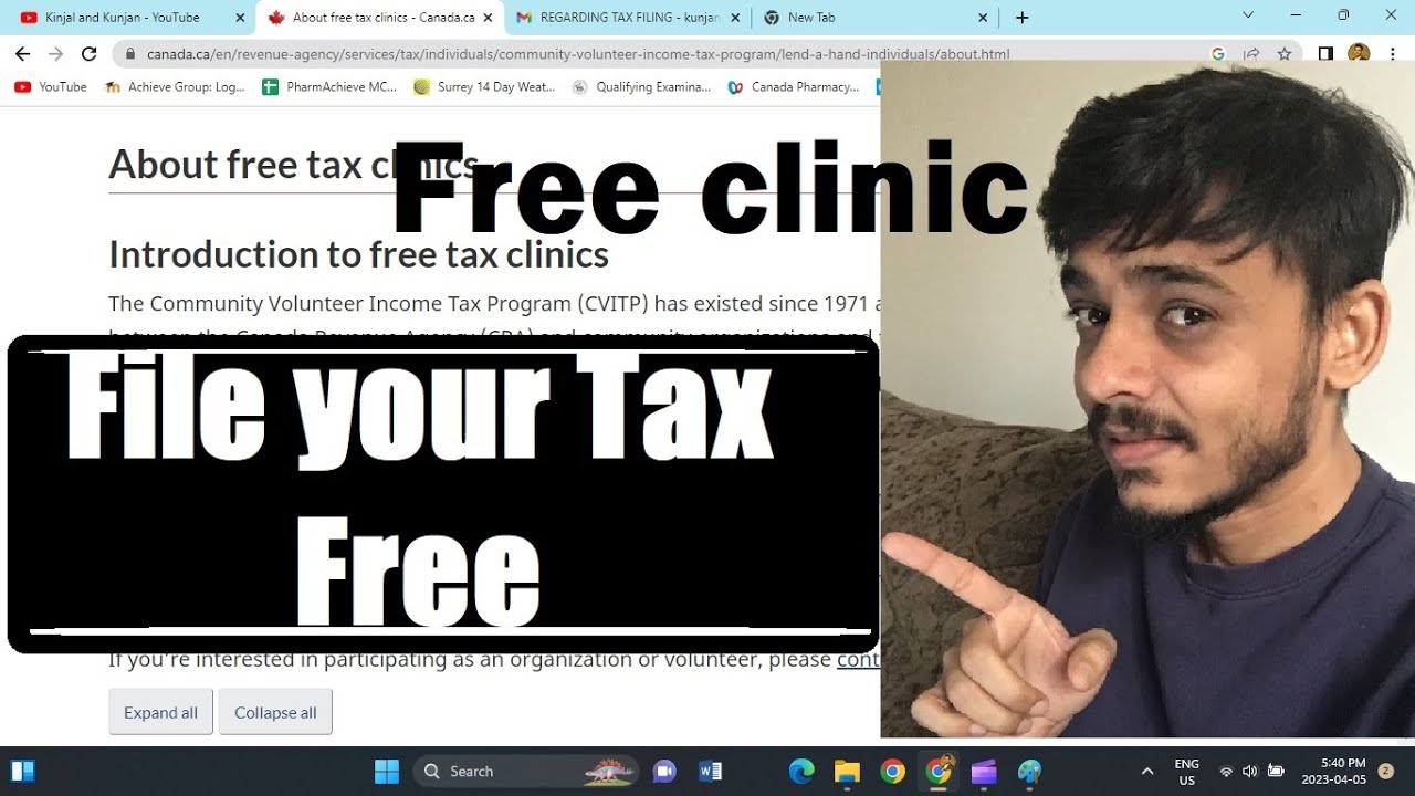 Find FREE TAX CLINIC in CANADA🍁| FREE for NEWCOMERS STUDENTS SENIORS | #canada #freetaxfiling