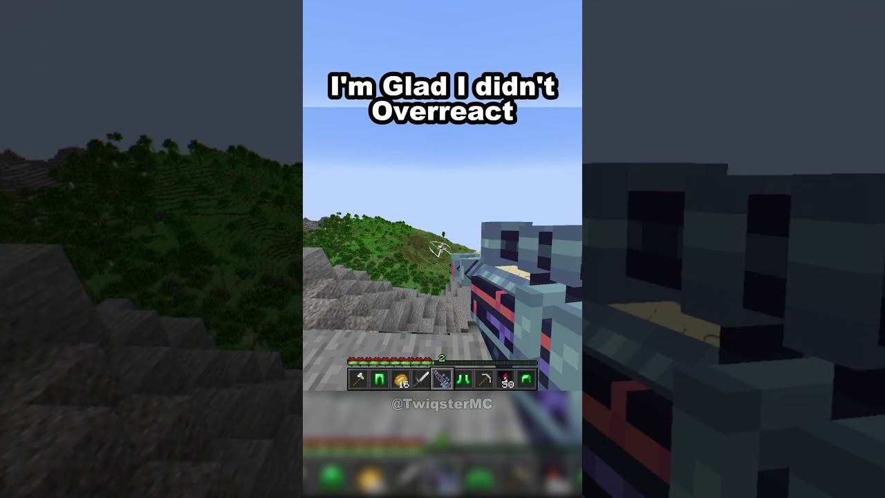 This shouldn't have scared me but it did #minecraft #shorts