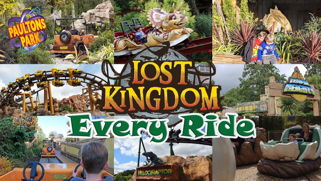 Every Ride in Lost Kingdom at Paultons Park (Dec 2021) [4K]