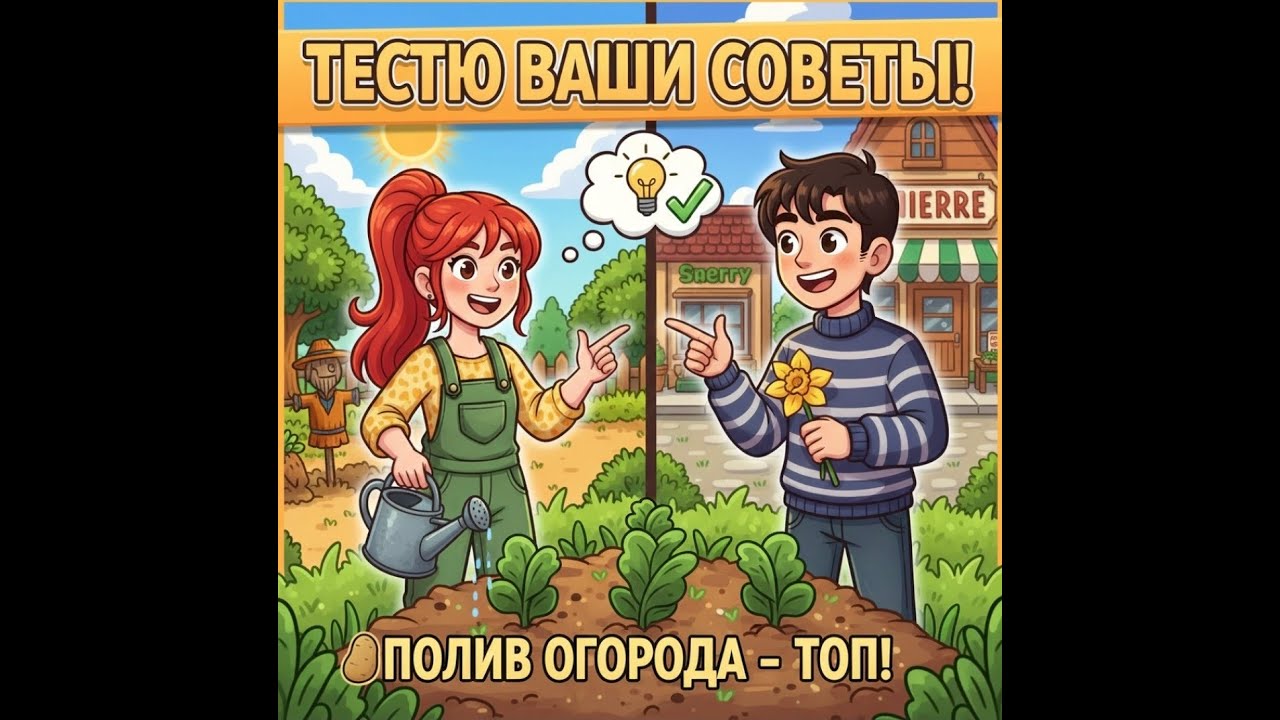 Как я раньше без этого жила? 🍀ТЕСТИМ ЛАЙФХАКИ 🌿| Stardew Valley Day #4💧