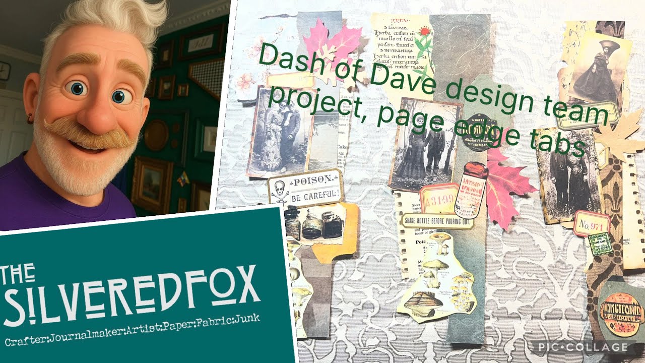 Dash of Dave design team project. Page edge tabs. @DashofDave1