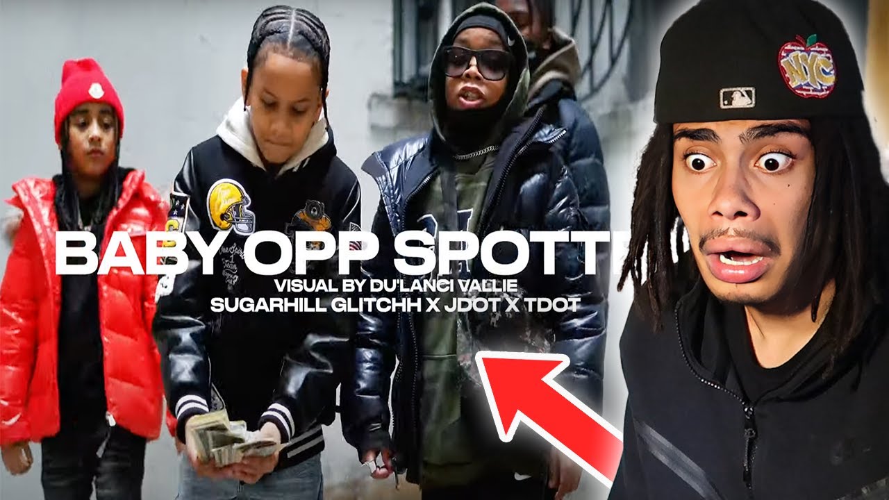 Насколько молоды эти рэперы в Нью-Йорке... *Sugarhill Glitchh x T-Dot x J-Dot - Baby Opp Spotters*