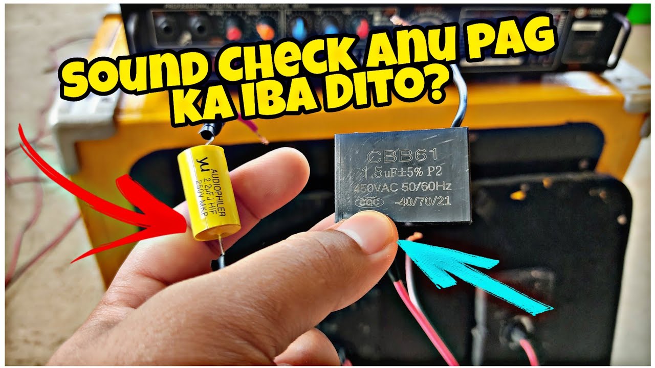 Audio Philer at Capacitor For Twitter Subukan natin ang Pag kaiba ng tunog nila