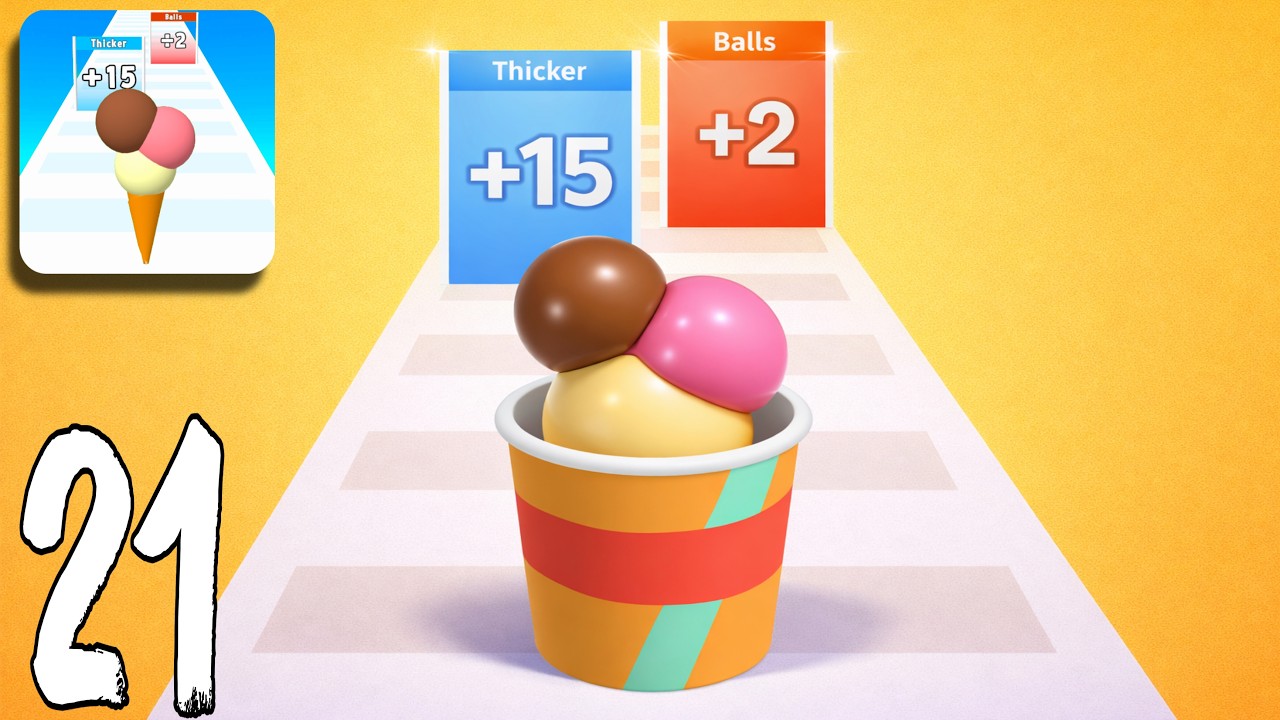 Ice Cream Rush - Gameplay Walkthrough ( Android, iOS )