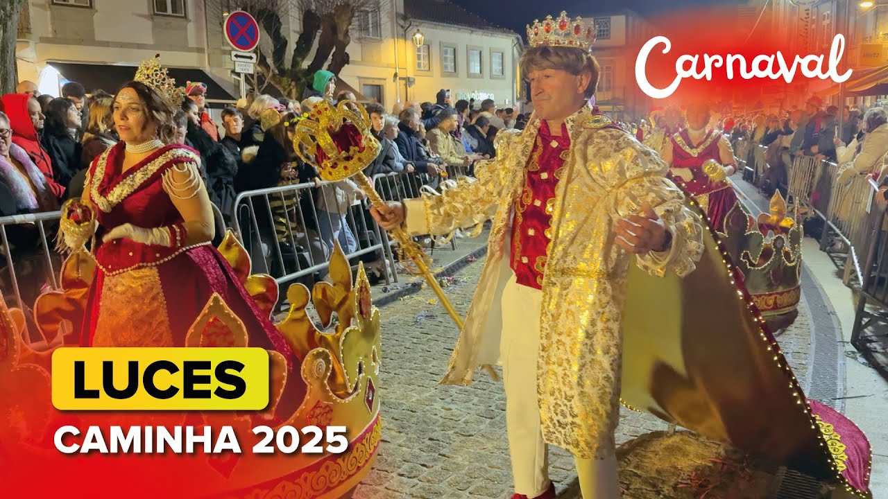 🎉 Comparsa LUCES de Tomi&ntilde;o 🥳 | CARNAVAL de Caminha 2025