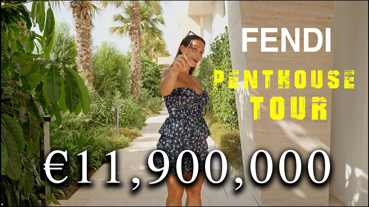 Inside A Luxury €11,900,000 FENDI Penthouse!! 