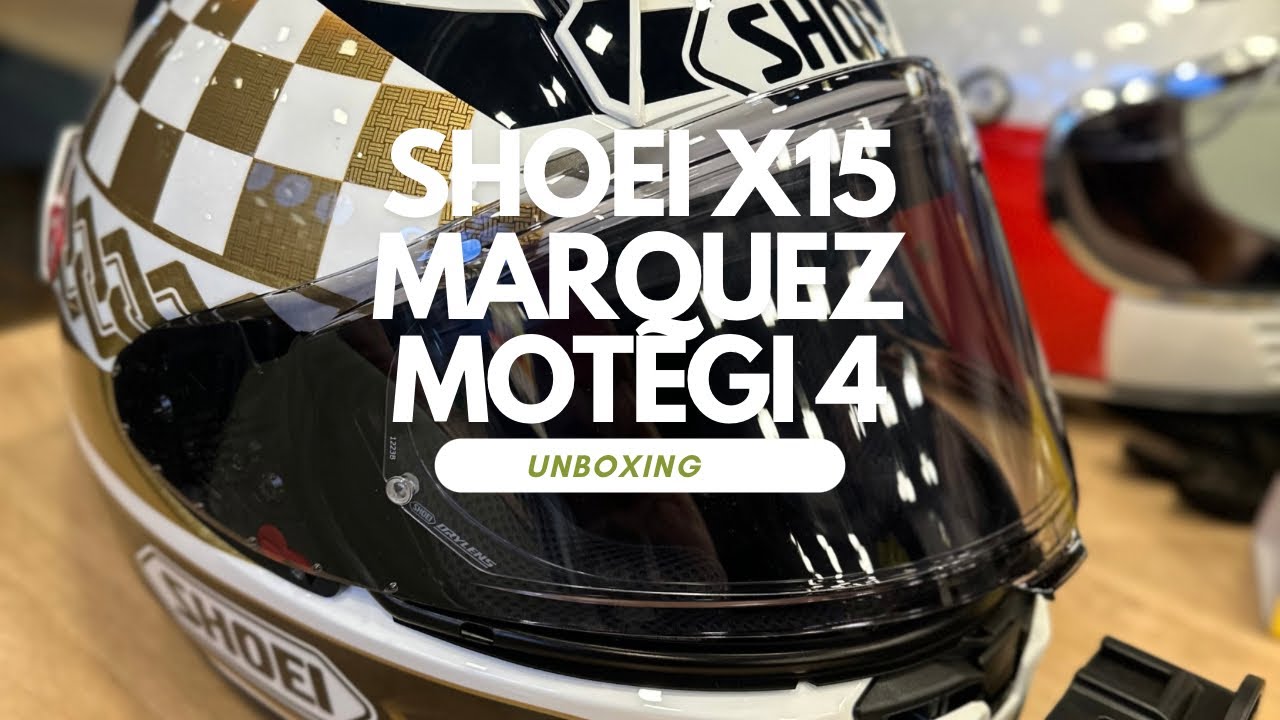 Shoei X15 Marquez Motegi 4 Unboxing