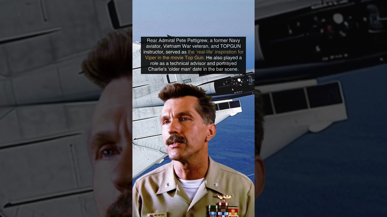 The Real Top Gun Viper: Rear Admiral Pete Pettigrew #topgun #navy  #history #warstories