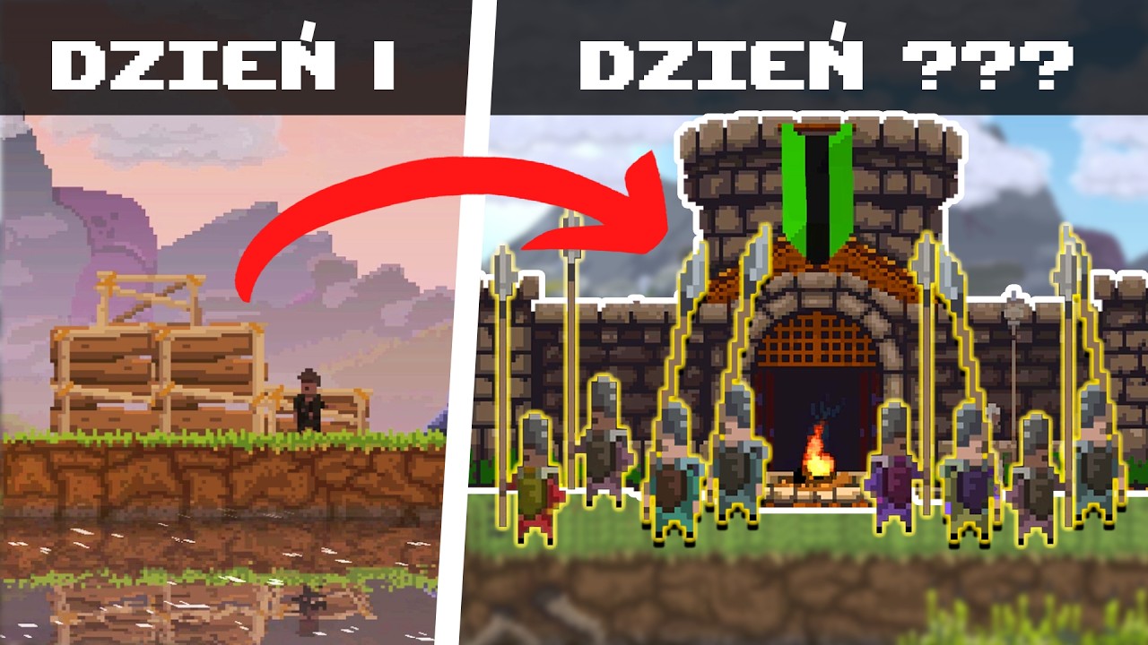 ILE PRZETRWAMY w OBLĘŻONYM ZAMKU w grze Kingdom Two Crowns?!