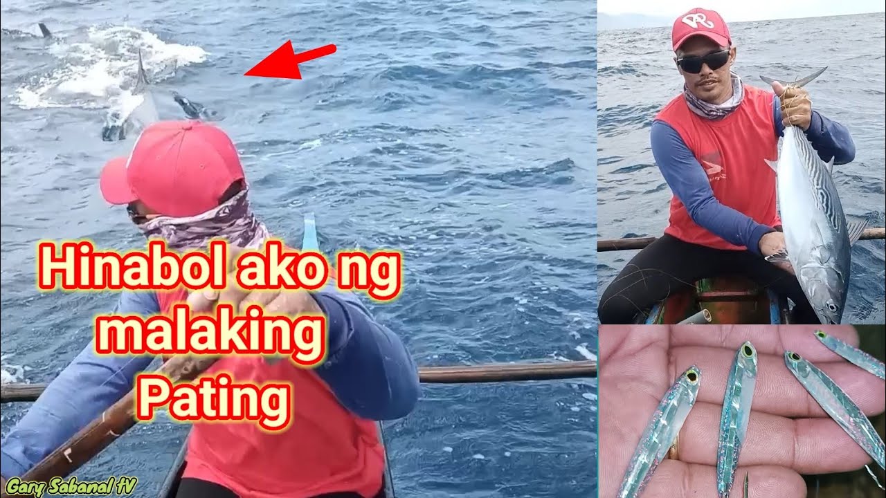 mano-manong paghabol ng litaw o kawan/Handline fishing using limbag o wirik 