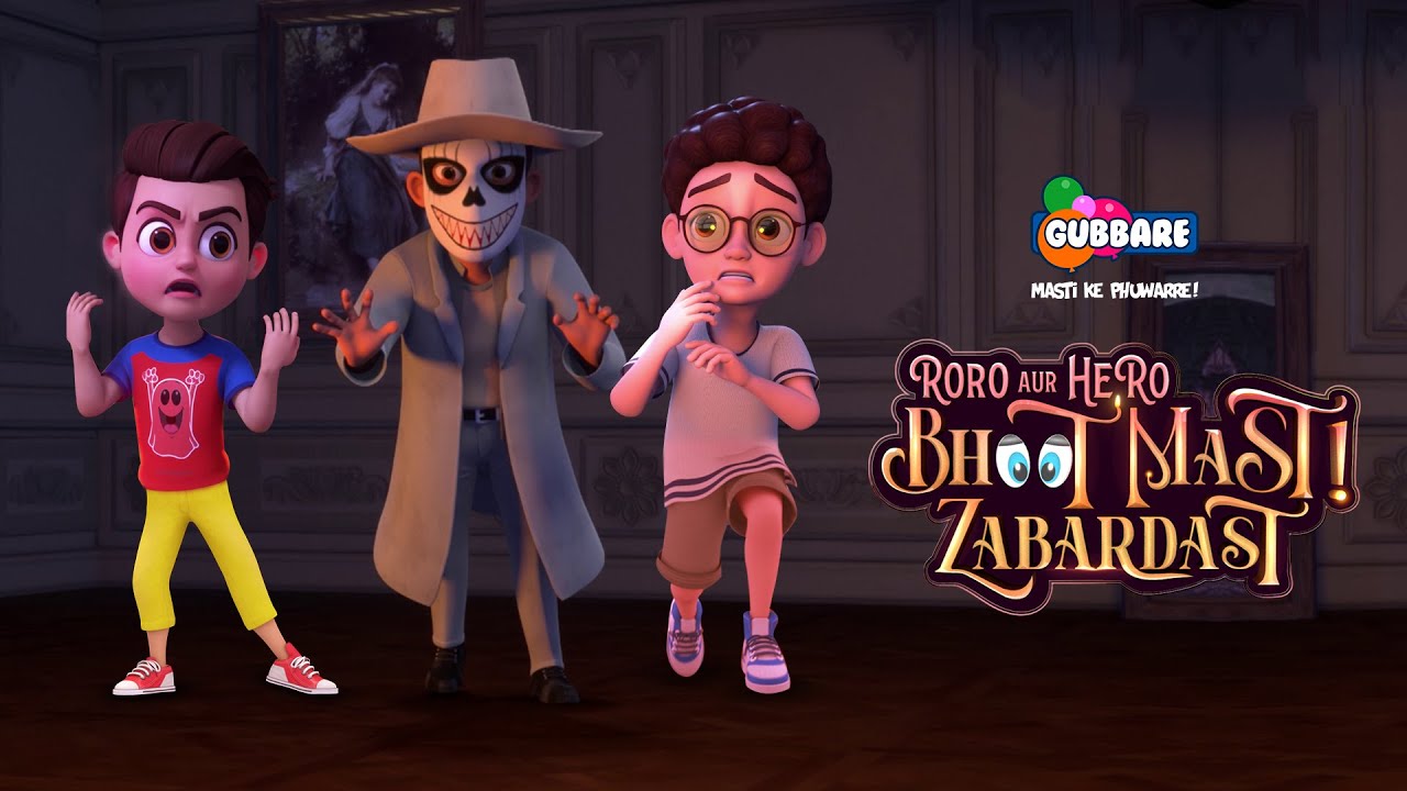 Spooky Ghost Stories | Roro Aur Hero Bhoot Mast Zabardast 👻| Hindi Cartoons for Kids | Gubbare TV
