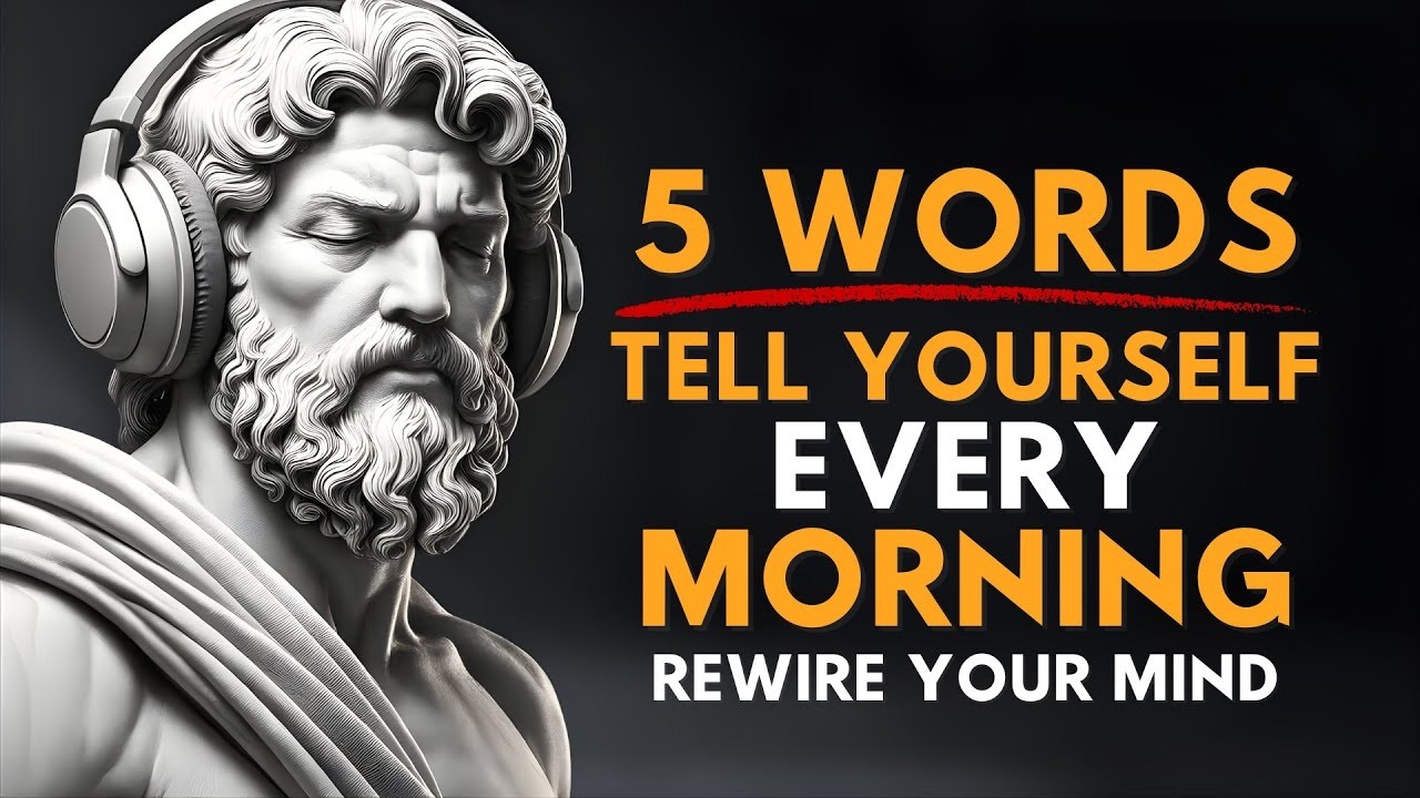 5 Life-Changing Morning Words to Rewire Your Mind  Stoic Motivation Daily
