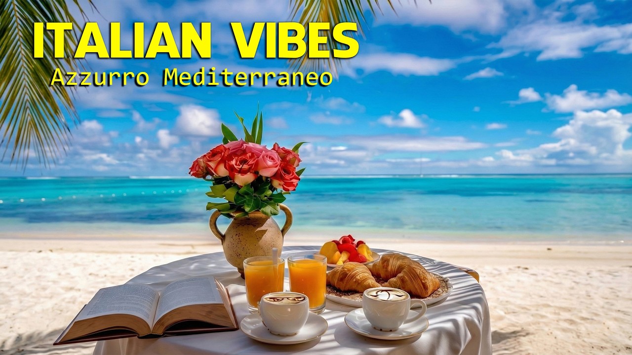 The Best 🇮🇹 Italian Music🎶 Italian Vibes 🎶 1+ Hour Scenic Amalfi Coast & Lake Como Relaxation 4K