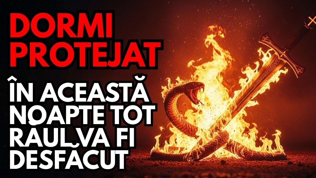 ⚔️ DORMI în Pace: Sângele lui Iisus DESFACE Tot Răul Plantat Împotriva Ta În Această Noapte