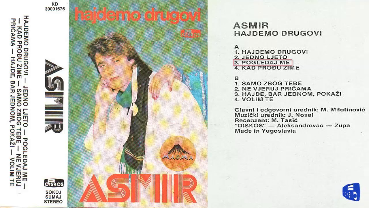 Asmir - Pogledaj me - (Audio 1989)