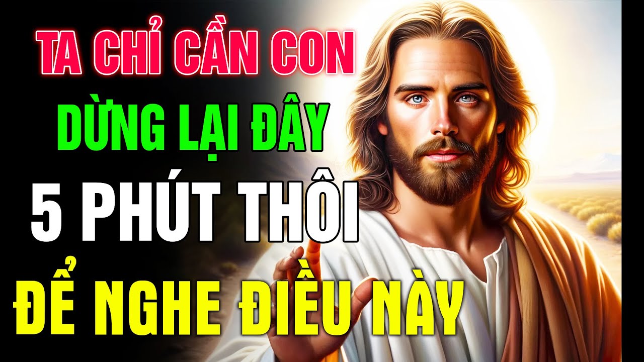 🔴 Chỉ 5 Phút Thôi: Ta Sẽ Tháo Gỡ Mọi Nỗi Lo Và Khó Khăn Đang Đè Nặng Lòng Con | Lời Chúa Mỗi Ngày