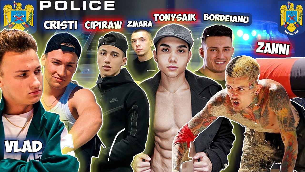 Influenceri VS Politie  I TESTUL FIZIC M.A.I. ( PROBA EXTREMA)