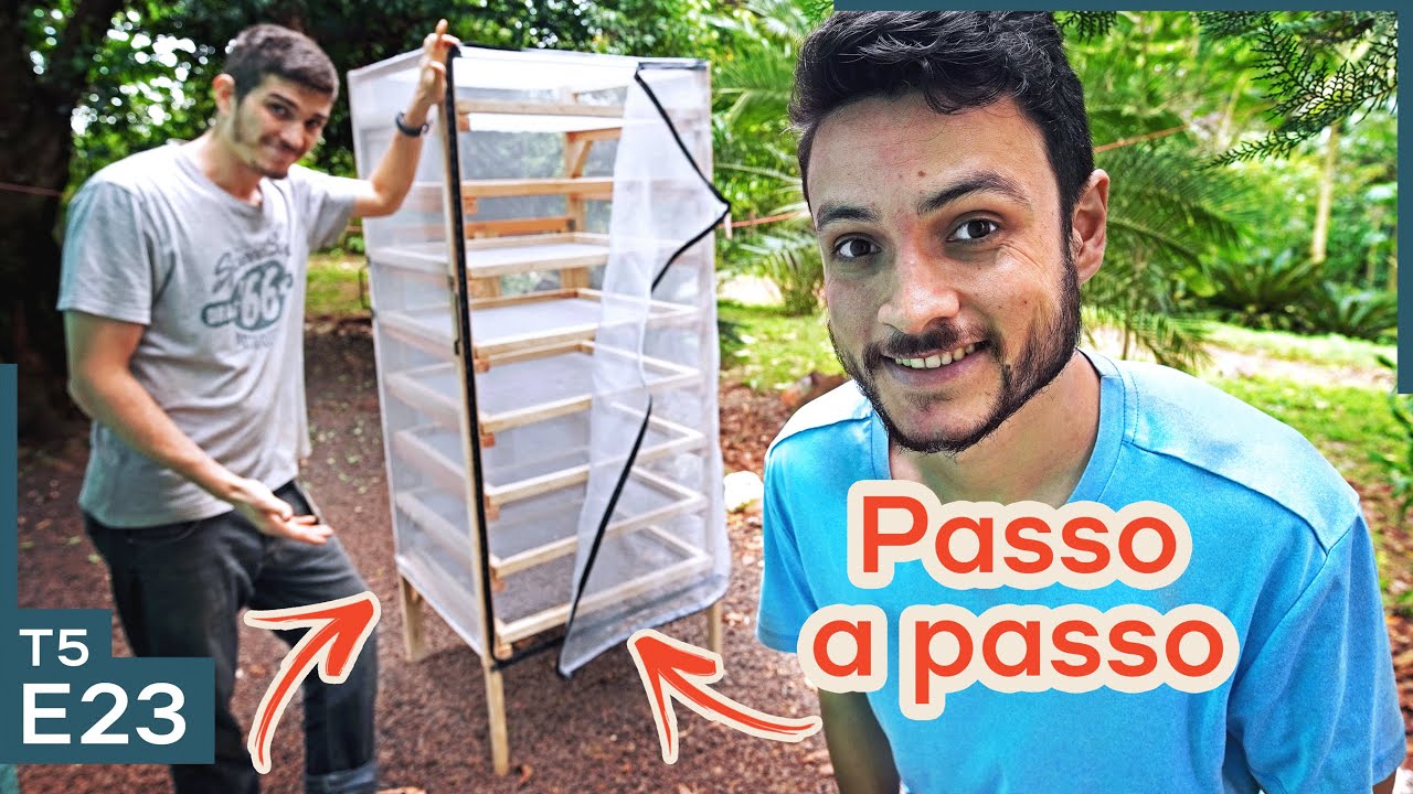 Como fazer Desidratador / Secador solar de ervas e alimentos