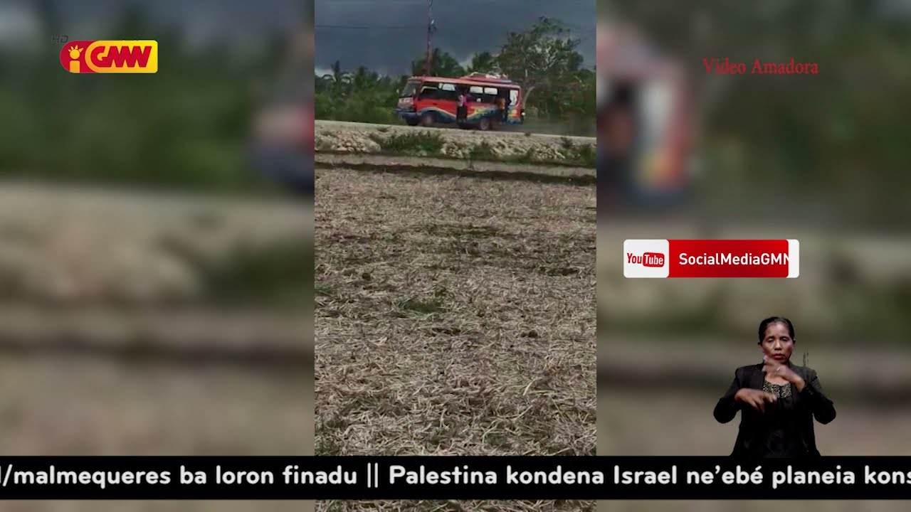 PNTL-F-FDTL kaptura ona sidadaun na’in lima tuda bus Avante Amigo