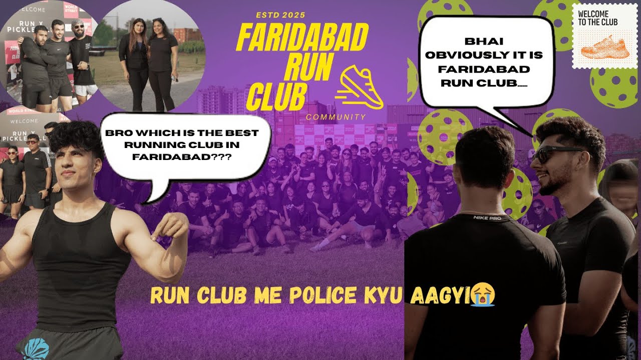 FIRST RUN CLUB OF FARIDABAD😱