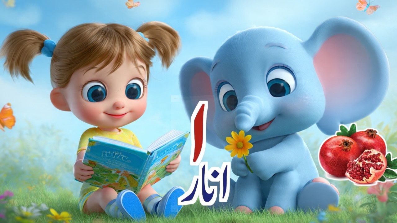 Alif Se Anar | Urdu ABC Poem for Kids | Urdu Rhymes।Learn Urdu Alphabet Poem | Alif Se Anar | Urdu