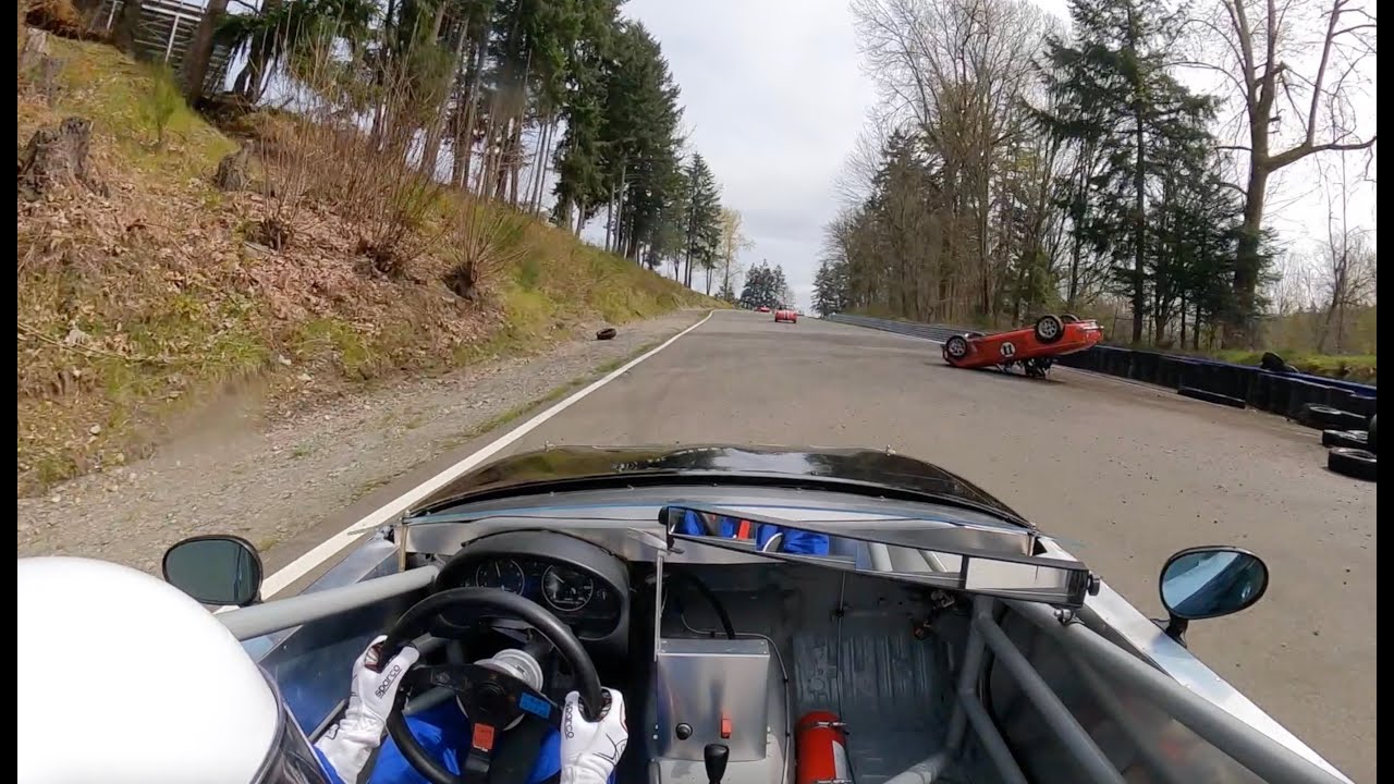 Big Crash - SOVREN Spring Sprint (Pacific Raceways)
