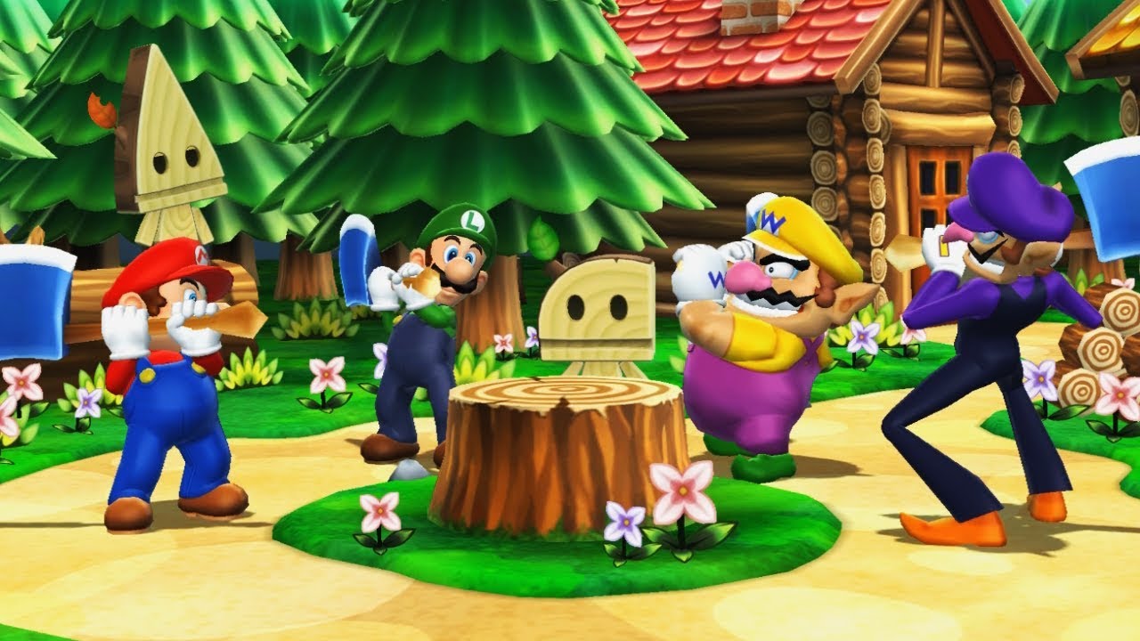 Mario Party 9 Minigames - Logger Heads