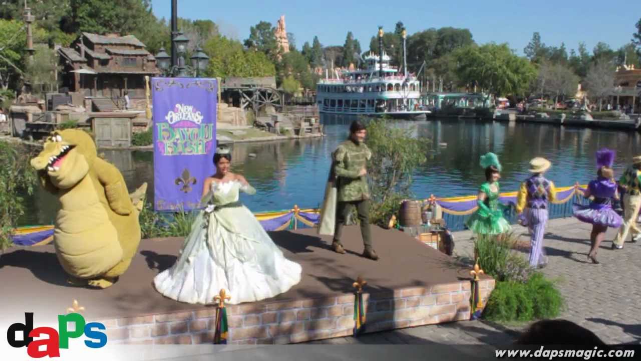 Princess Tiana's Mardi Gras Celebration - New Orleans Bayou Bash - Disneyland