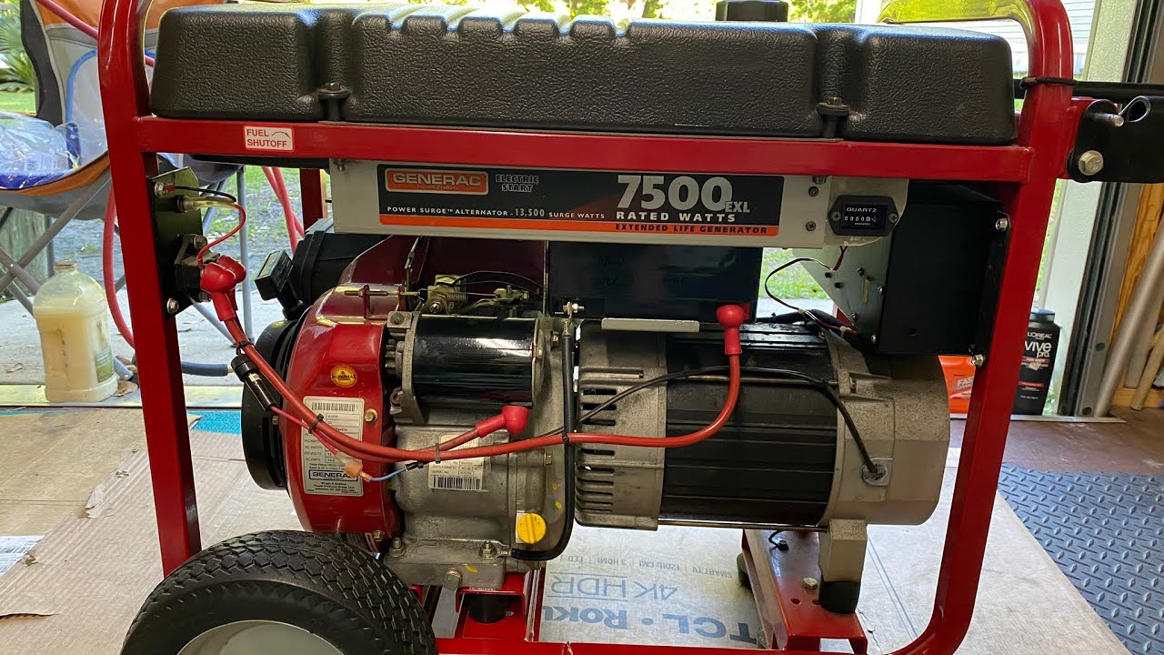 GENERAC EXL 7500 WATT GENERATOR